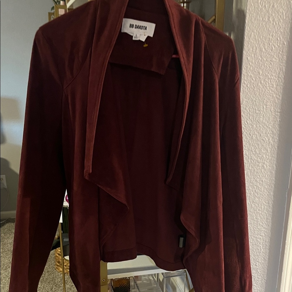 BB Dakota Women's Deep Burgundy Blazer